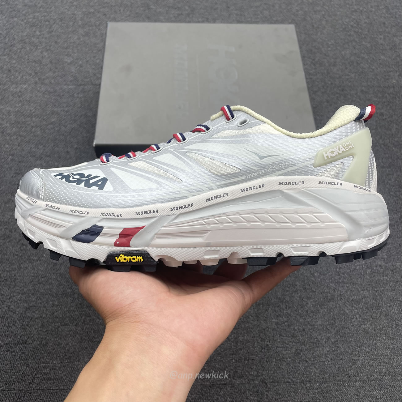 Hoka One One Mafate Speed 2 Moncler White 1129992 Nchms (2) - newkick.vip